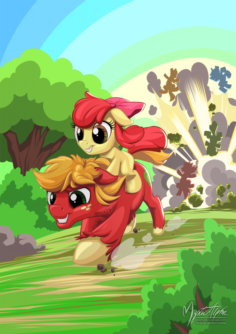 big_mac_and_apple_bloom_s_race_to_finish