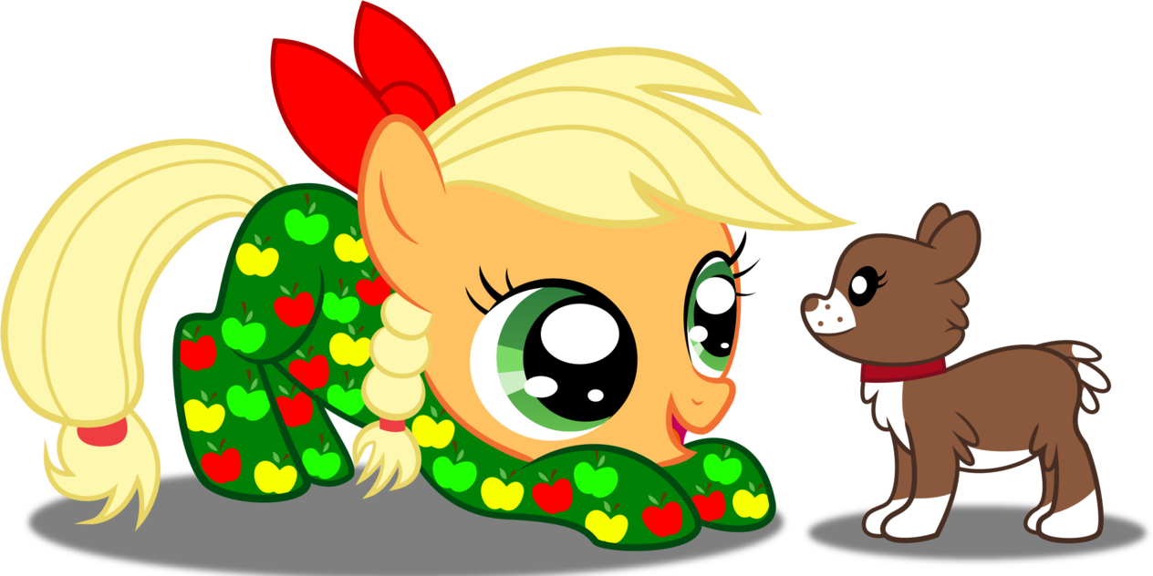 a_filly_and_her_puppy_by_spellboundcanva