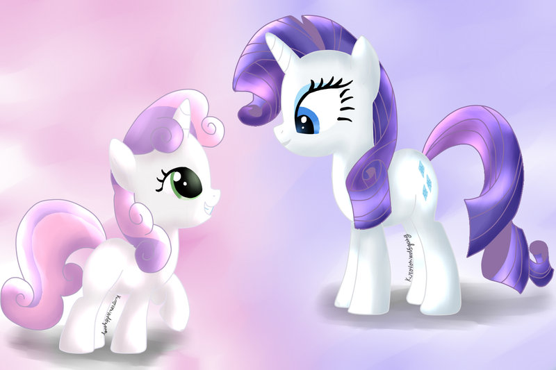 rarity_and_sweetie_belle_by_kurovonwolfg