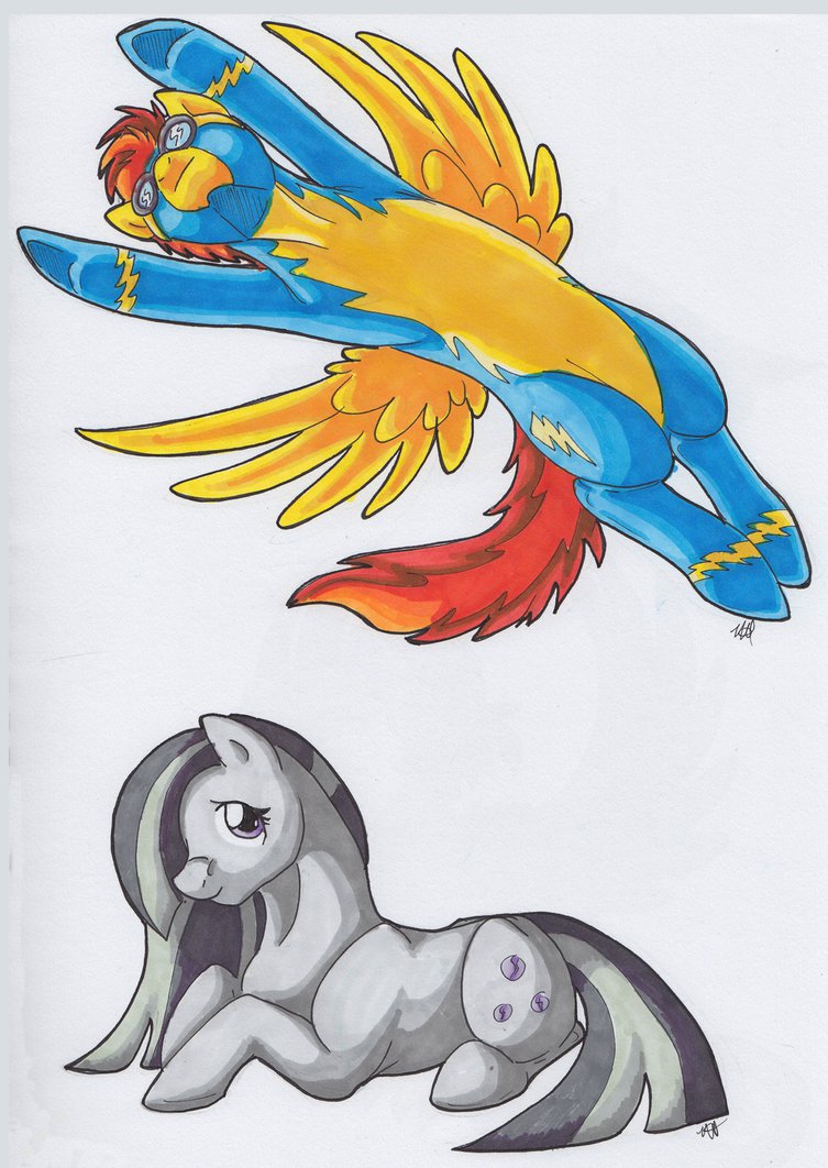 marker_drawings__spitfire_and_marble_pie